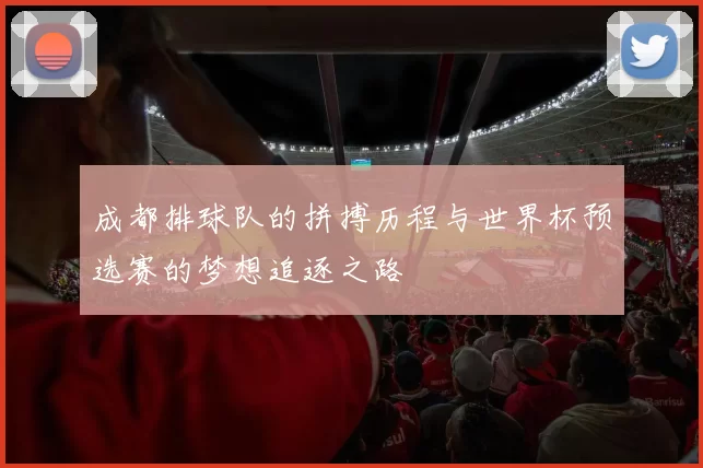 成都排球队的拼搏历程与世界杯预选赛的梦想追逐之路