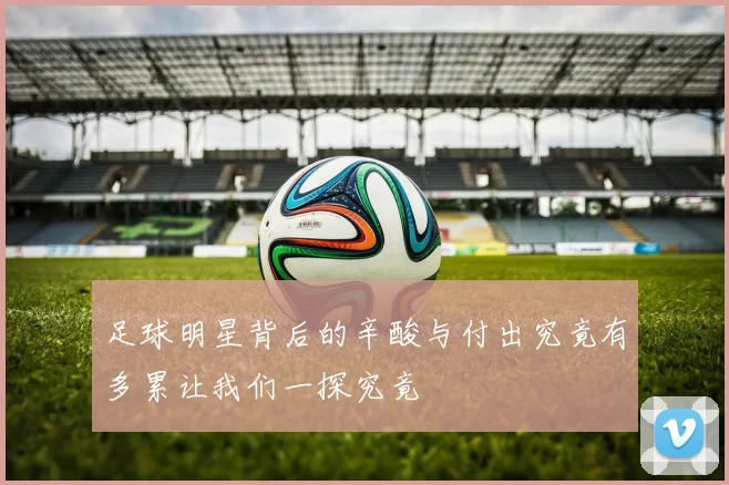 足球明星背后的辛酸与付出究竟有多累让我们一探究竟