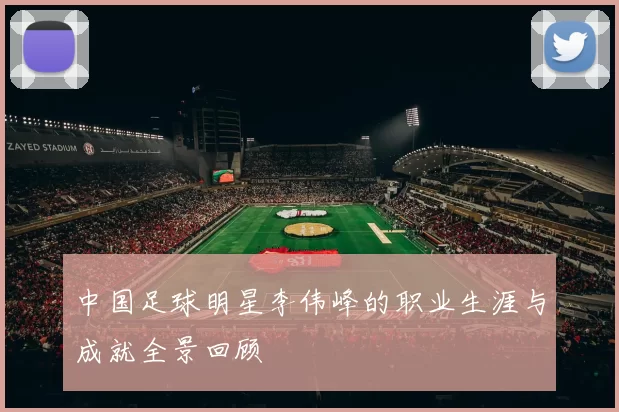 中国足球明星李伟峰的职业生涯与成就全景回顾